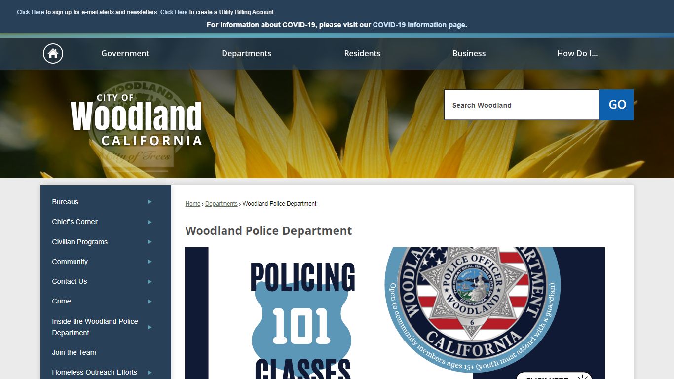 Woodland Police Department | Woodland, CA